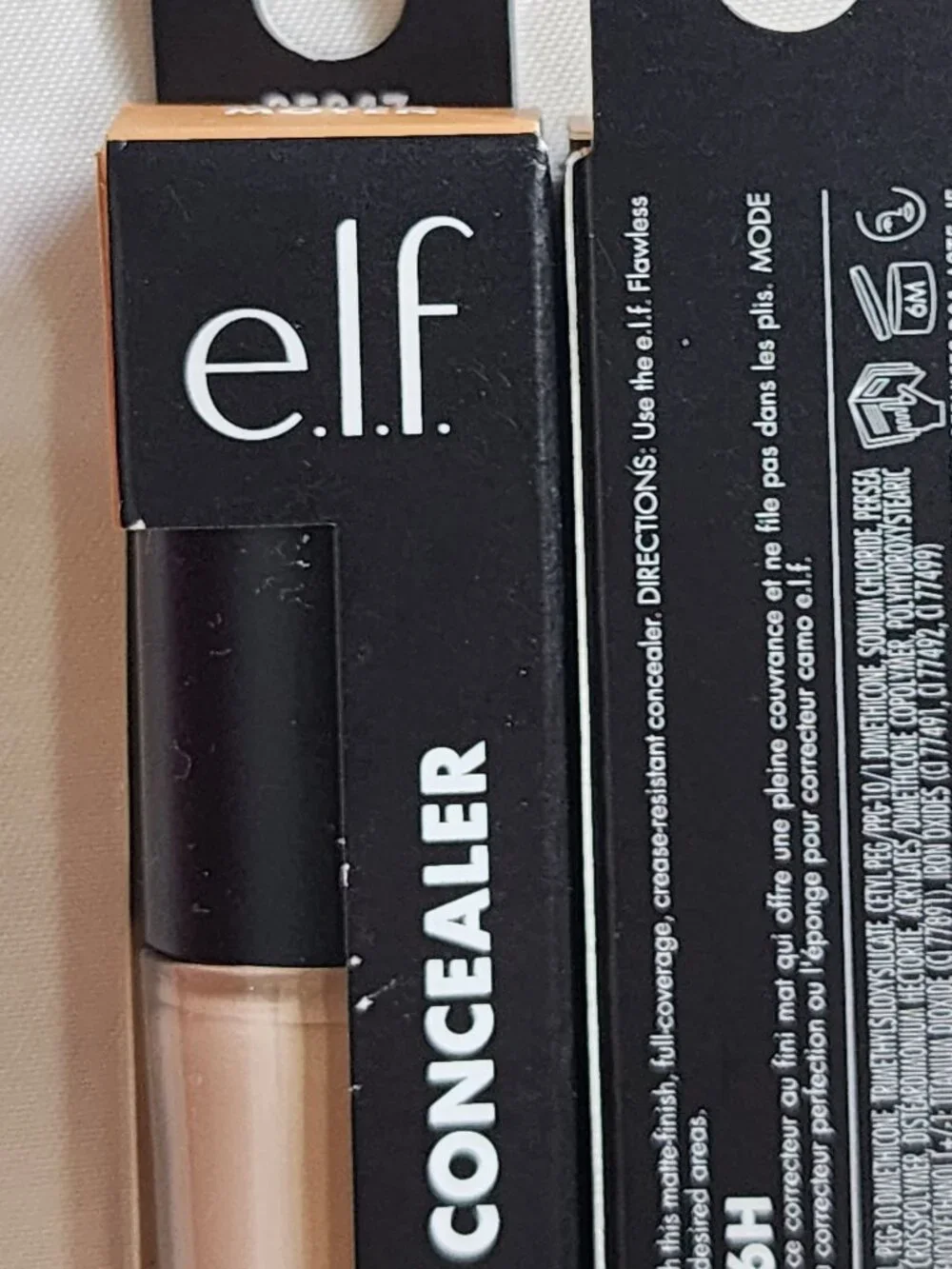 E.L.F. 16HR Camo Concealer .2fl oz. Full Coverage Matte Finish Medium Peach 2CT